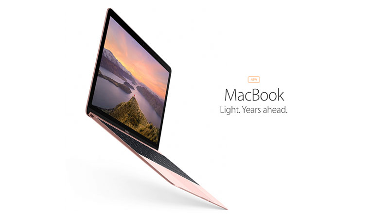 macbook rose gold