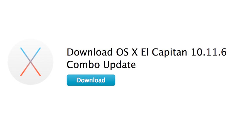 Kemaskini terbaru Mac OS X 10.11.6