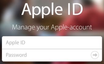 sign in apple id