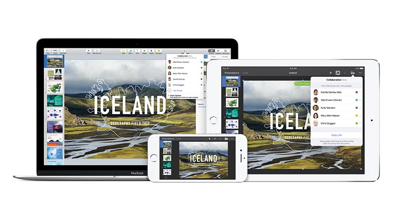 Aplikasi Keynote kini menyokong fungsi Touch Bar