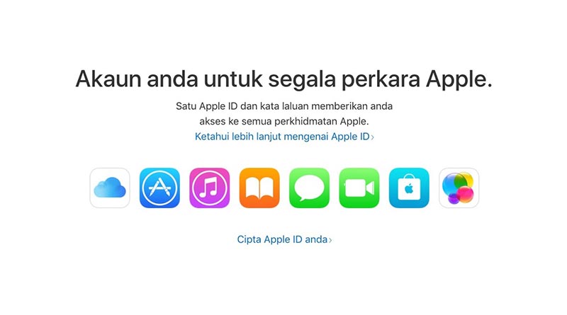Akaun Apple Malaysia