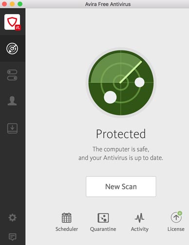 Review aplikasi anti virus Avira untuk Mac