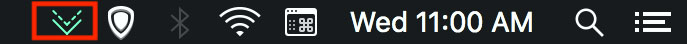 VEEER Mac Menu bar