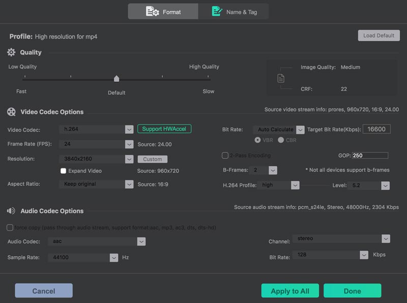 macXvideo codec