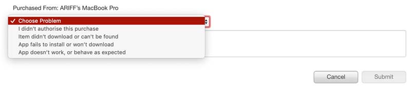 Choose a problem