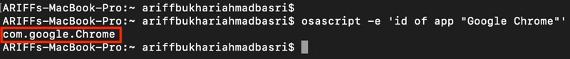 Bundle Identifier