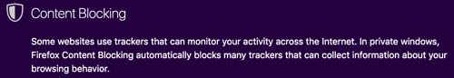 Content blocking